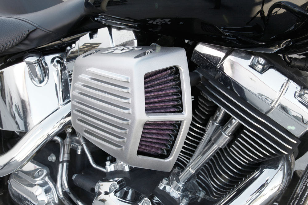 K&N RK-3955S Intake System-Harley Davidson for Select Harley-Davidson FLDE Deluxe 107, Harley-Davidson FLFB Fat Boy 107, Harley-Davidson FLFBS Fat Boy 114, Harley-Davidson FLHC Heritage Classic 107, Harley-Davidson FLHCS Heritage Classic 114,