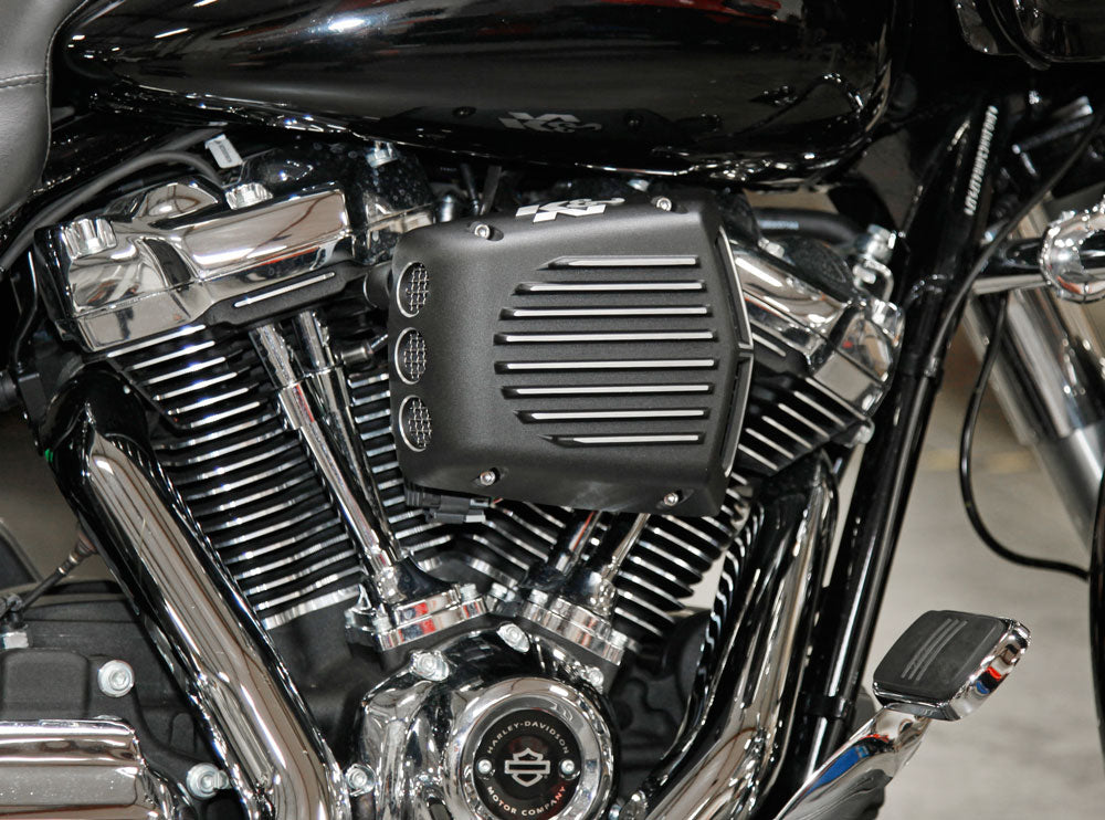 K&N RK-3955 Intake System-Harley Davidson for Select Harley-Davidson FLDE Deluxe 107, Harley-Davidson FLFB Fat Boy 107, Harley-Davidson FLFBS Fat Boy 114, Harley-Davidson FLHC Heritage Classic 107, Harley-Davidson FLHCS Heritage Classic 114,