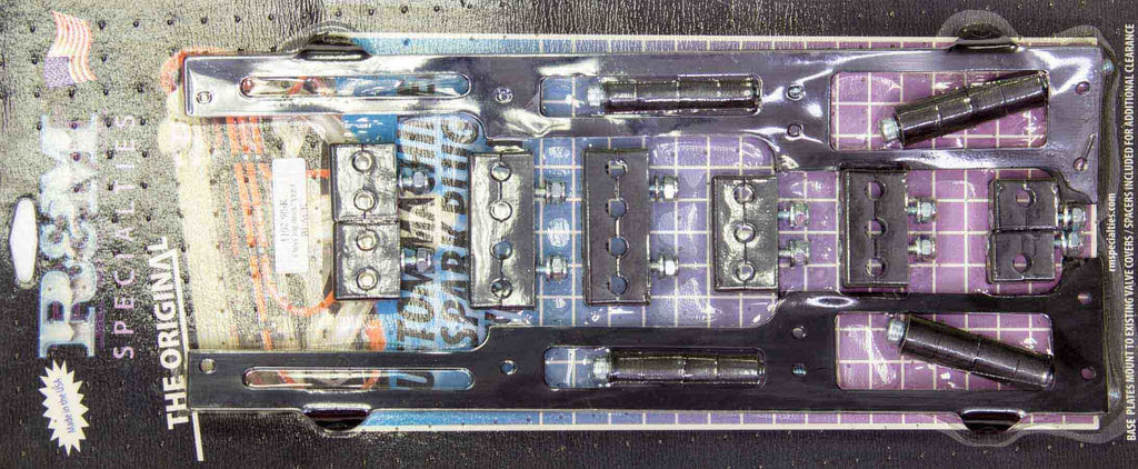 R AND M SPECIALTIES 1102-90K Spark Plug Wire Loom BBC Black Vertical Style