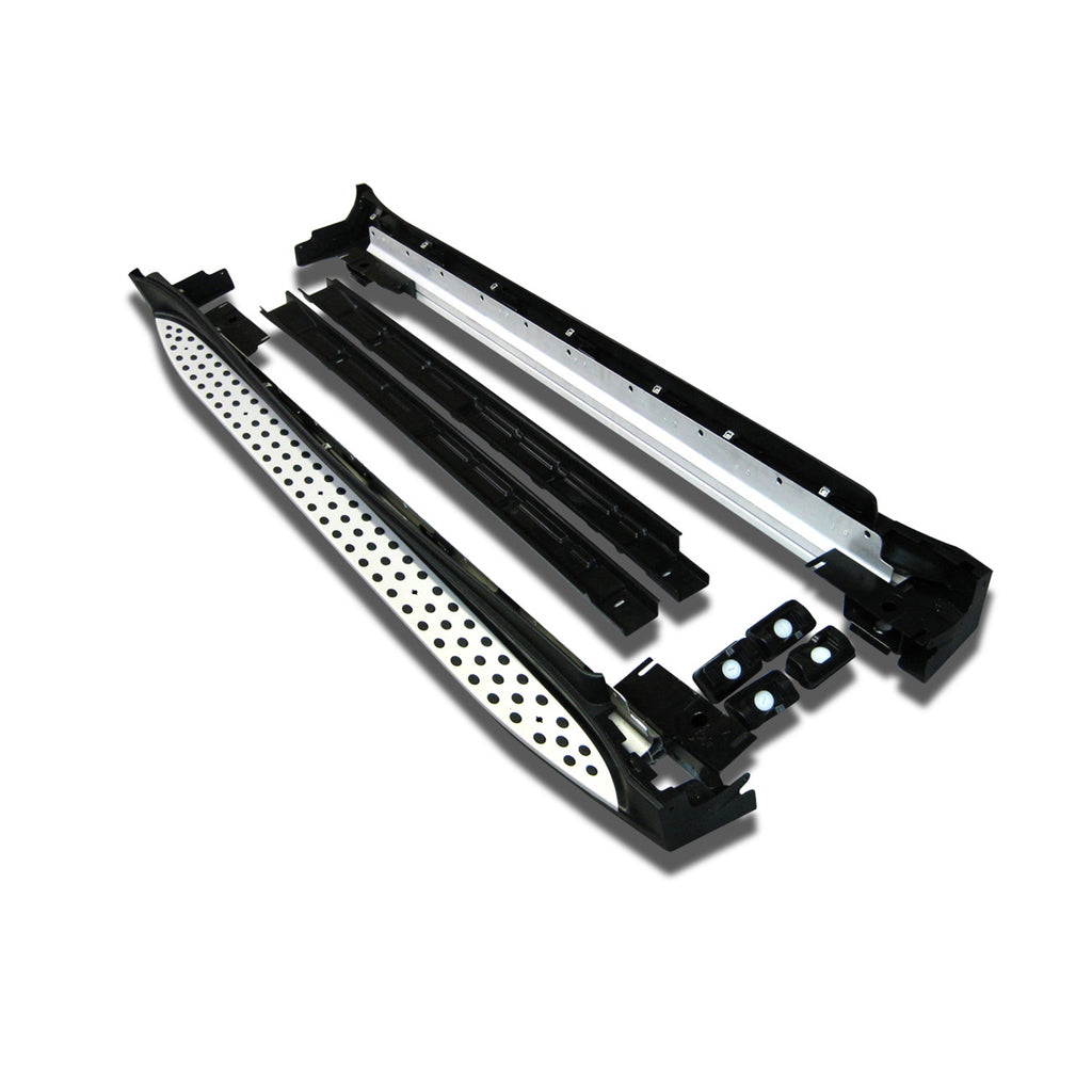 Black Horse Off Road RMW166 OEM Replica Running Boards for Select Mercedes-Benz ML250, Mercedes-Benz ML350, Mercedes-Benz ML400, Mercedes-Benz ML500, Mercedes-Benz ML550, Mercedes-Benz ML63 AMG