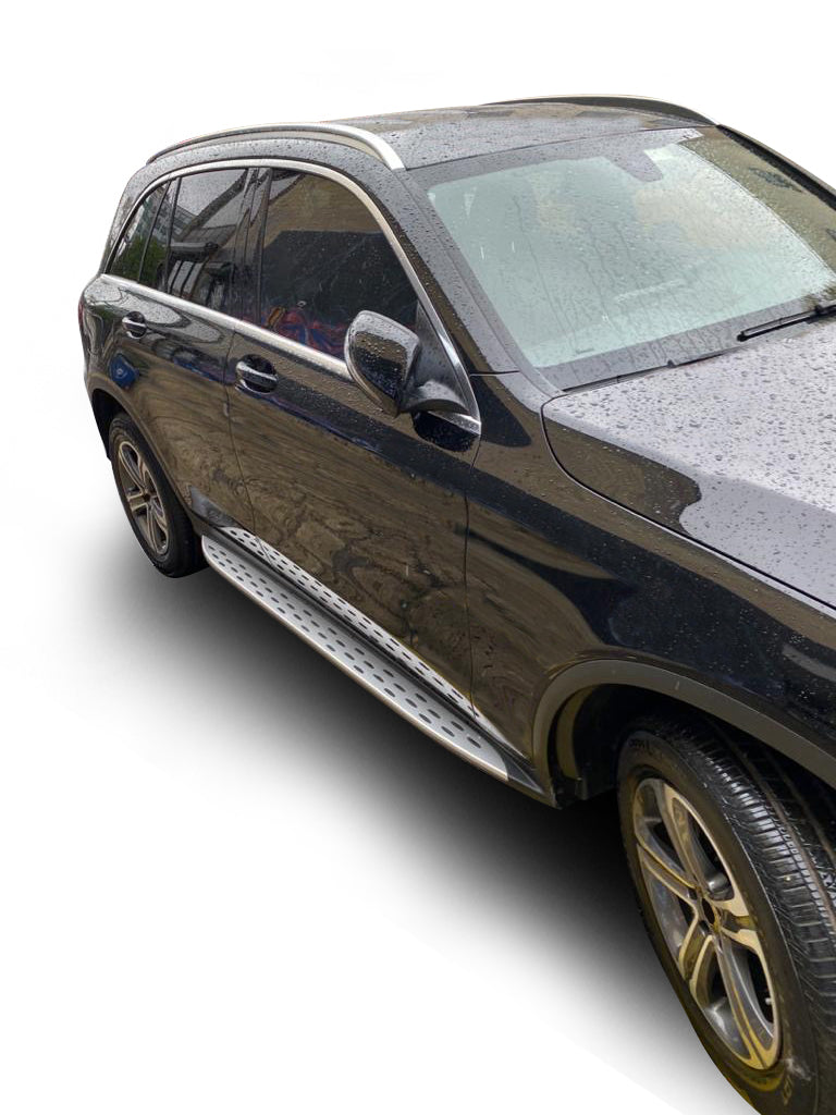 Black Horse Off Road RMWX253 OEM Replica Running Boards for Select Mercedes-Benz GLC300, Mercedes-Benz GLC350e, Mercedes-Benz GLC43 AMG, Mercedes-Benz GLC63 AMG, Mercedes-Benz GLC63 AMG S