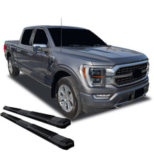 Load image into Gallery viewer, Black Horse Off Road RN-FOF1SC-15-91-BK Cutlass Running Boards for Select Ford F-150, Ford F-150 Lightning, Ford F-250 Super Duty, Ford F-350 Super Duty, Ford F-450 Super Duty, Ford F-550 Super Duty