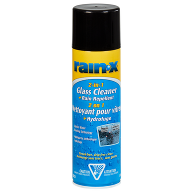 Rain-X 36239 2-in-1 Glass Cleaner with Rain Repellent Aerosol, 510 g
