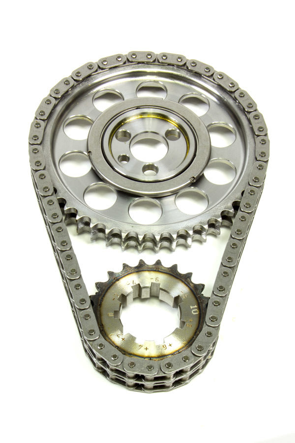 ROLLMASTER-ROMAC CS1040-LB10 SBC Billet Roller Timing Set w/Torr. Bearing