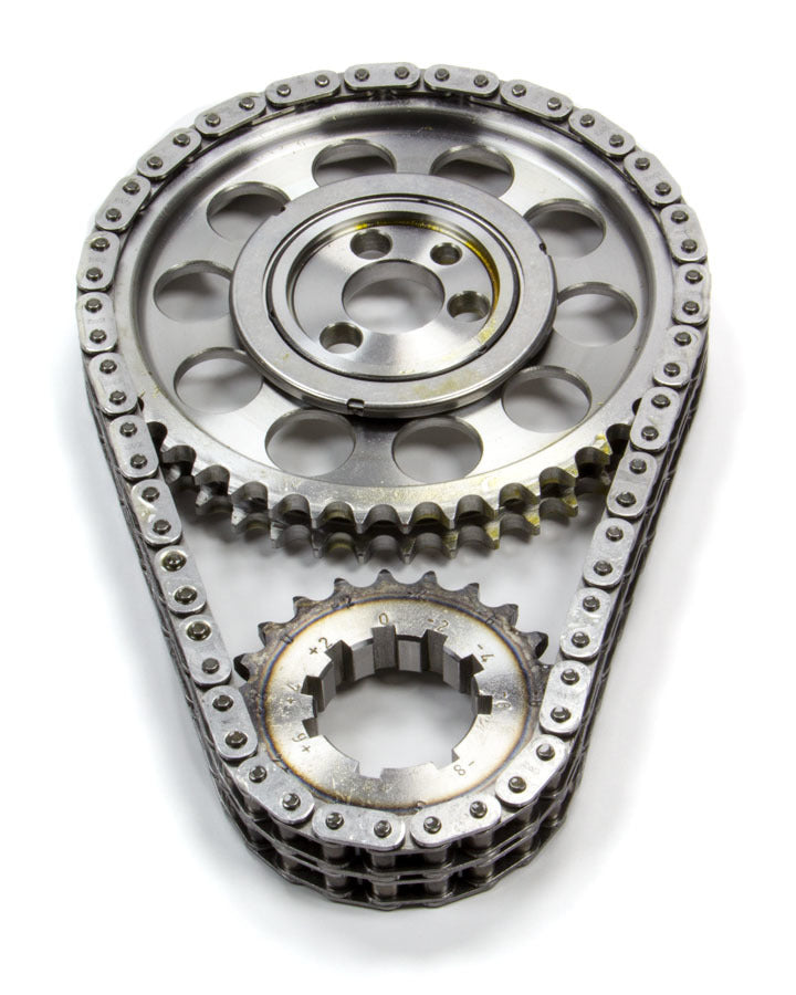 ROLLMASTER-ROMAC CS1040-LB5 SBC Billet Roller Timing Set w/Torr. Bearing