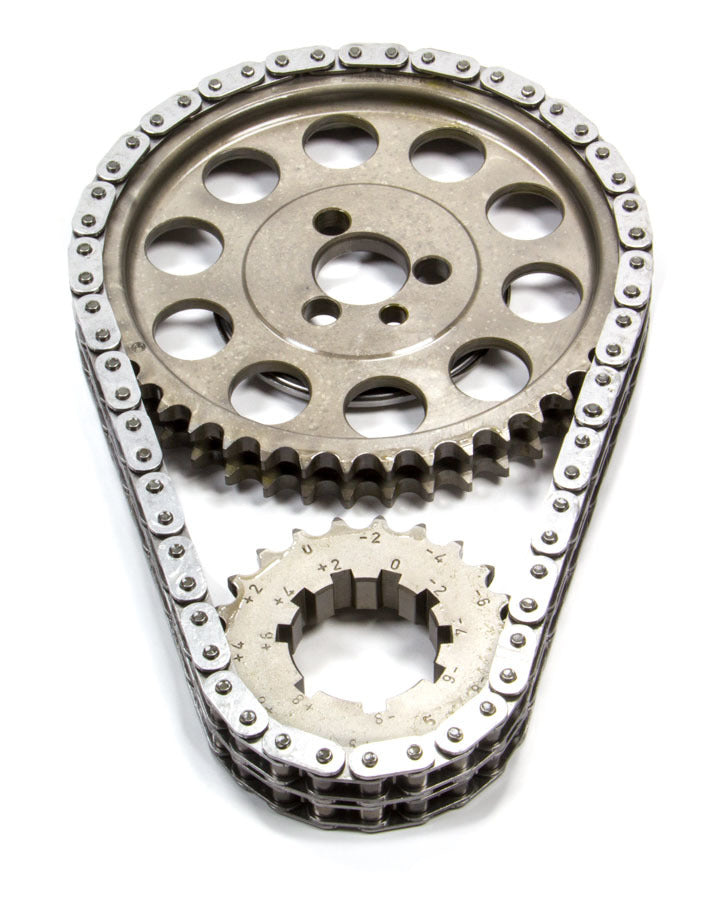 ROLLMASTER-ROMAC CS1050-LB5 SBC Billet Roller Timing Set w/Torr. Bearing