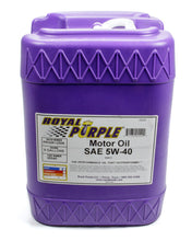 Load image into Gallery viewer, ROYAL PURPLE 05540 Multi-Grade Motor Oil 5w40 5 Gallon Pail