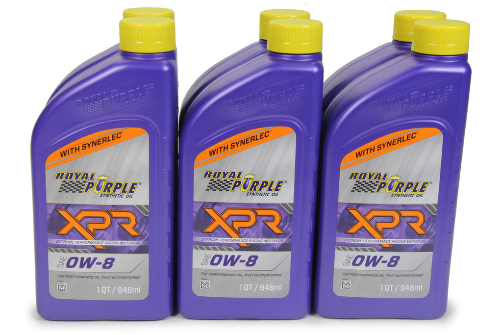 ROYAL PURPLE 06009 0w8 XRP Racing Oil Case 6x1 Quart