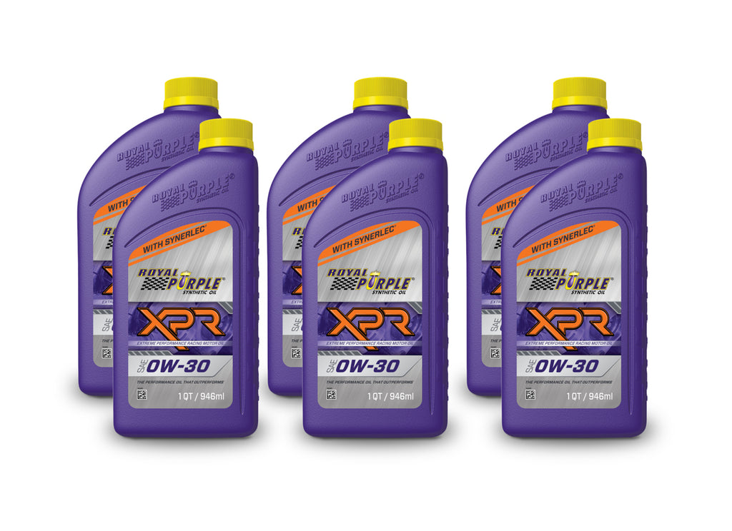 ROYAL PURPLE 06010 0w30 XPR Racing Oil Case 6x1 Quart