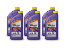 Load image into Gallery viewer, ROYAL PURPLE 06010 0w30 XPR Racing Oil Case 6x1 Quart