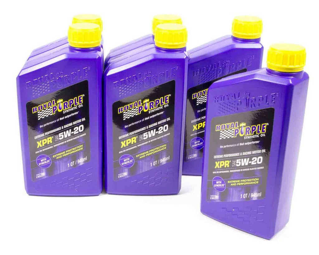ROYAL PURPLE 06011 5w20 XPR Racing Oil Case 6x1 Quart