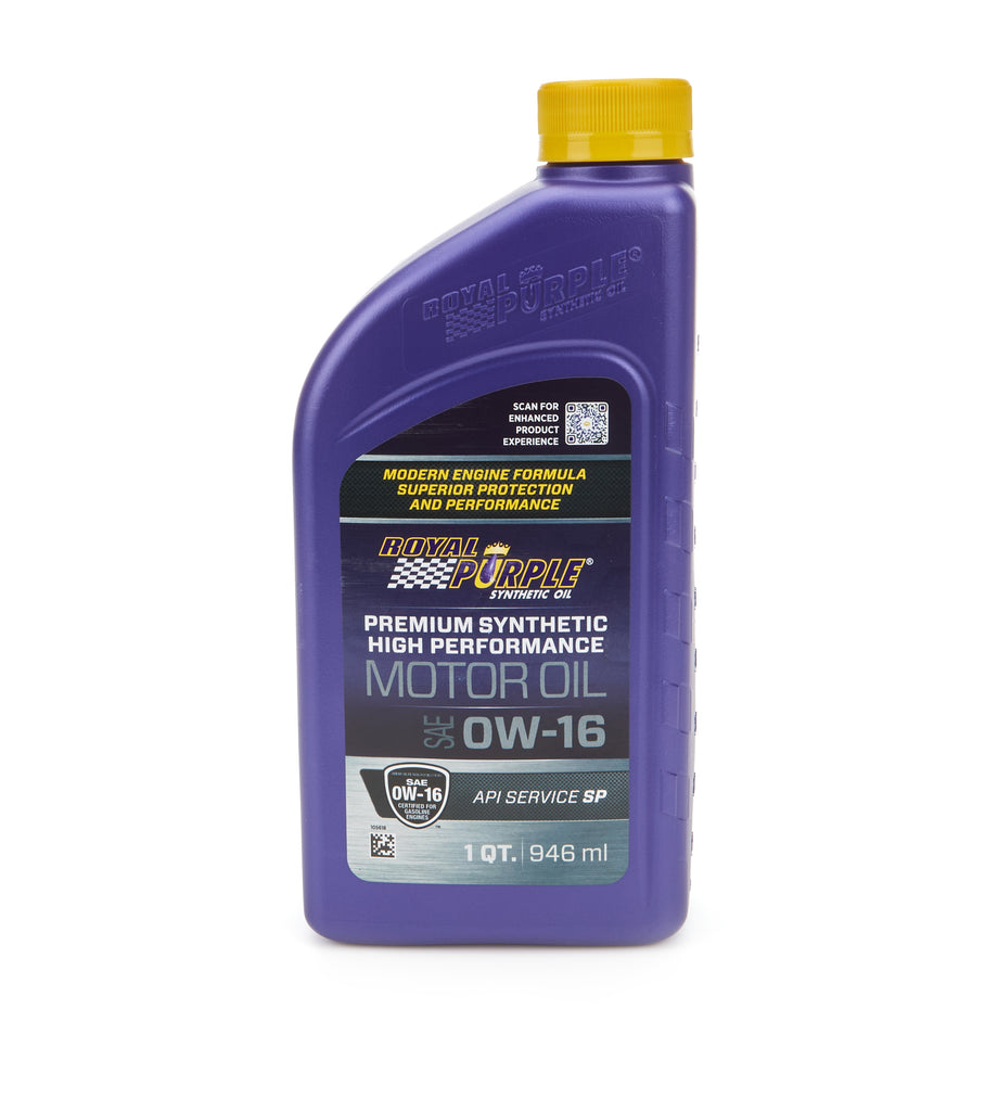 ROYAL PURPLE 06016 0w16 API Oil Full Synthetic Case 6x1 Quart