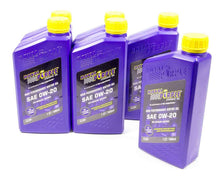 Load image into Gallery viewer, ROYAL PURPLE 06020 0w20 Multi-Grade SAE Oil Case 6x1 Quart