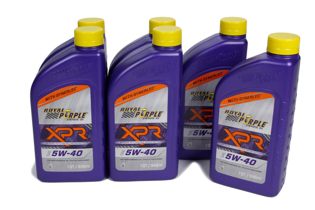 ROYAL PURPLE 06042 5w40 XPR Racing Oil Case 6 x 1 Quart