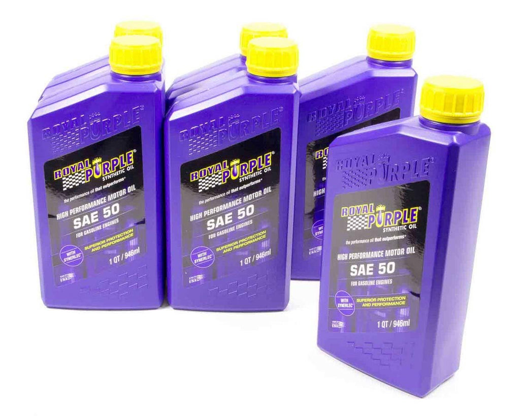 ROYAL PURPLE 06050 SAE 50 Engine Oil Case 6x1 Quart