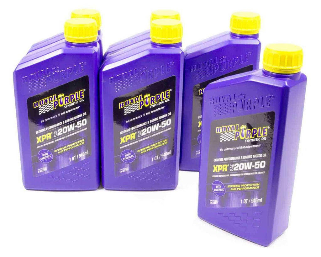 ROYAL PURPLE 06051 20w50 XPR Racing Oil Case 6x1 Qt.