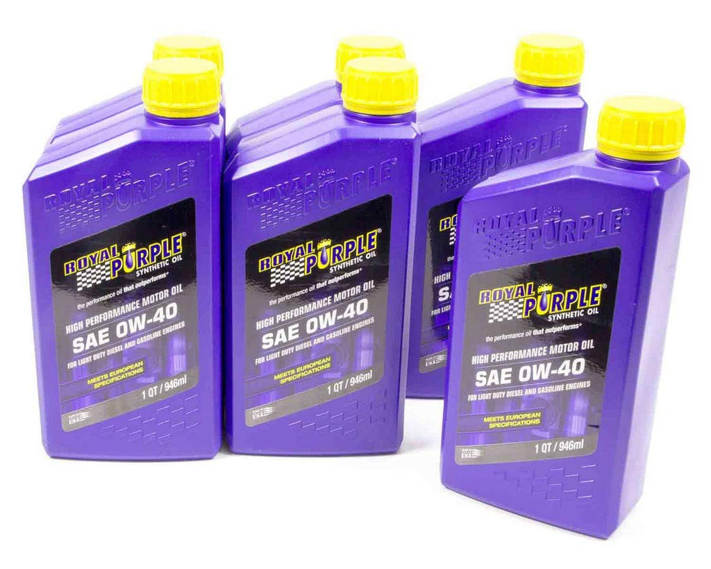ROYAL PURPLE 06484 0w40 Multi-Grade SAE Oil Case 6x1qt Bottles