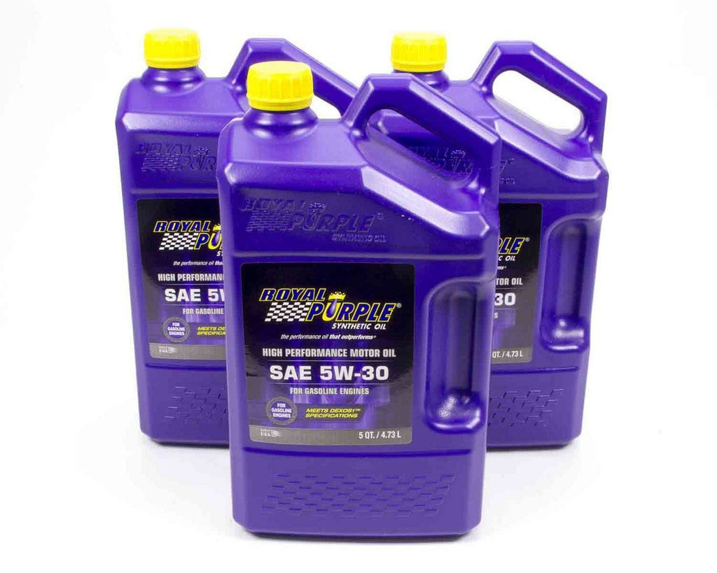 ROYAL PURPLE 53530 5w30 Multi-Grade SAE Oil 3x5qt Bottles