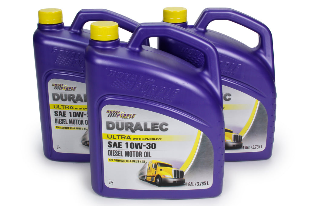 ROYAL PURPLE 80456 Duralec Ultra 10W30 Oil Case 3 x 1 Gallon