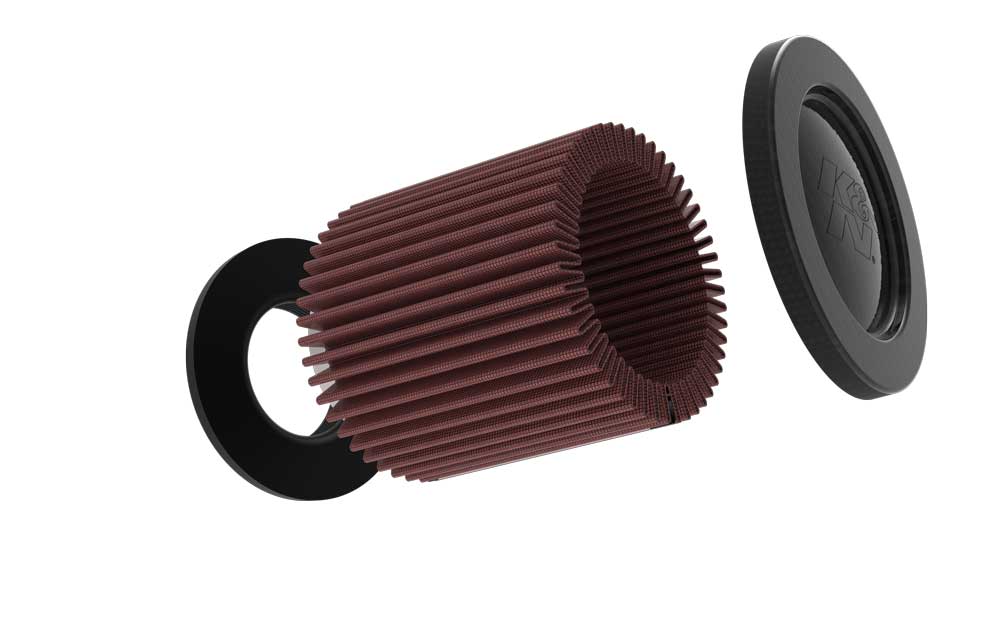 K&N RP-3221 Universal Air Filter - Carbon Fiber Top