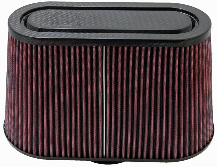 K&N RP-5103 Universal Air Filter - Carbon Fiber Top and Base