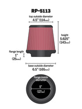 Load image into Gallery viewer, K&amp;N RP-5113 Universal Air Filter - Carbon Fiber Top