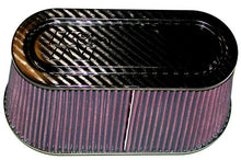 Load image into Gallery viewer, K&amp;N RP-5115 Universal Air Filter - Carbon Fiber Top &amp; Base