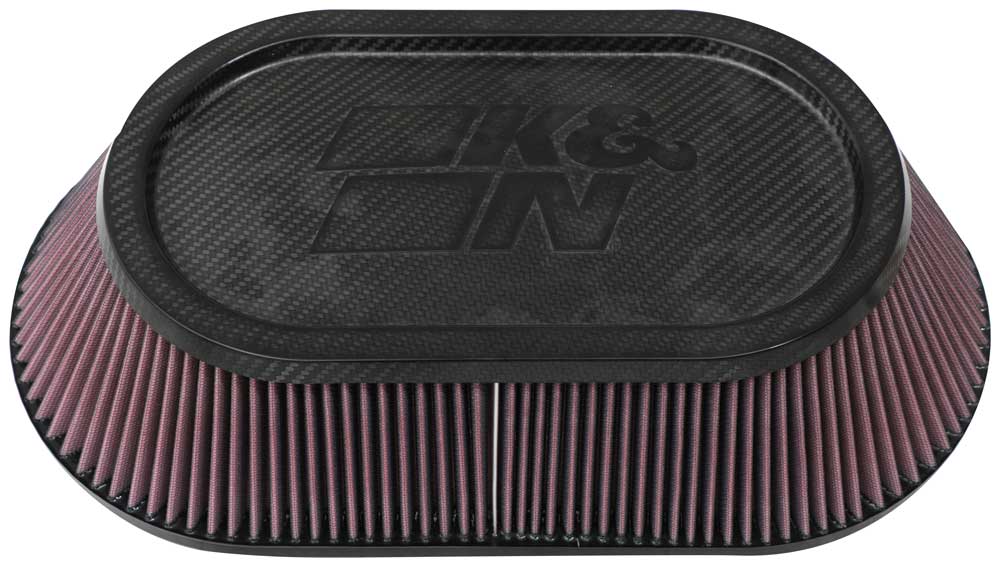 K&N RP-6103 Universal Air Filter - Carbon Fiber Top
