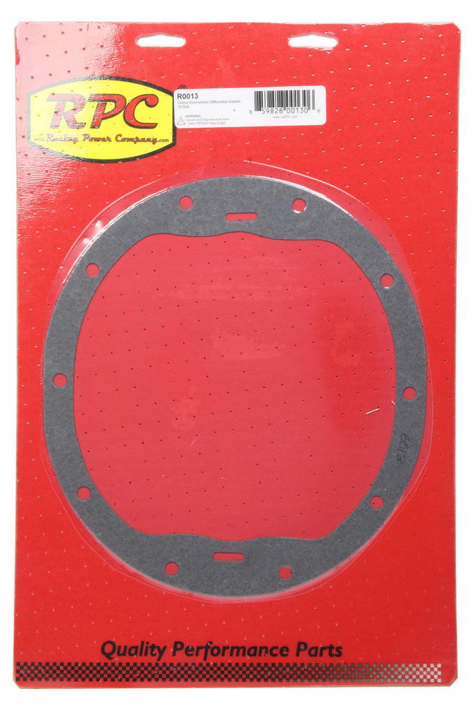 RACING POWER CO-PACKAGED R0013 Chevy Intermediate Diff Cover Gasket 10 Bolt