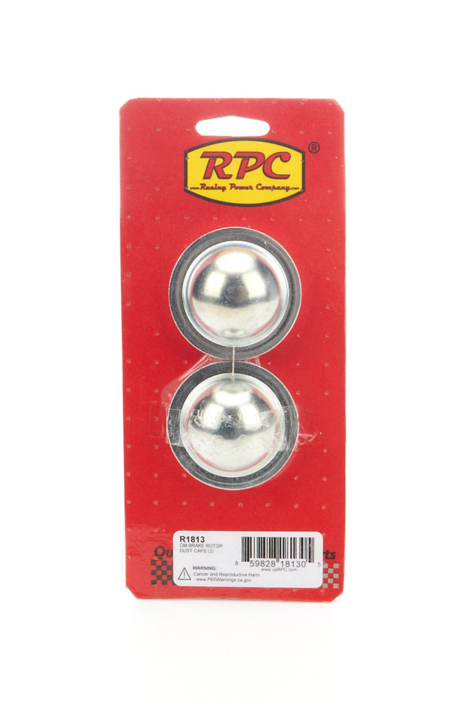 RACING POWER CO-PACKAGED R1813 GM Brake Rotor Dust Caps Pair