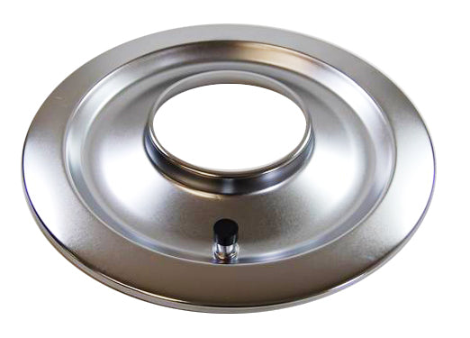 RACING POWER CO-PACKAGED R2148B 14In Flat Air Cleaner B ase Chrome