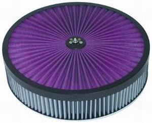 RACING POWER CO-PACKAGED R2405X Black 14X3 Super Flow Air Cleaner Kit