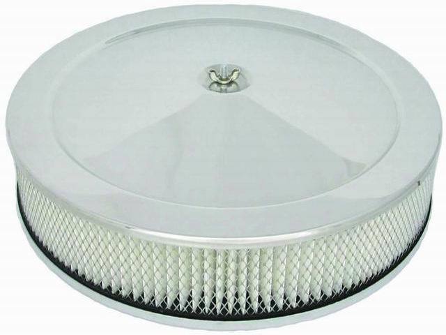 RACING POWER CO-PACKAGED R3195 14In X 3In Air Cleaner K it - Paper Drop Base