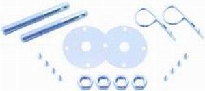 RACING POWER CO-PACKAGED R4051 Chrome Steel Hair Pin H ood Set
