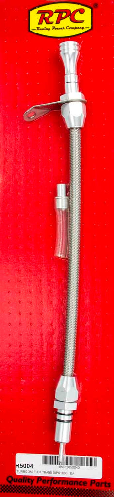 RACING POWER CO-PACKAGED R5004 Flexible Trans Dipstick GM TH350 B/H Mount
