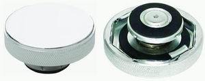 RACING POWER CO-PACKAGED R5011 Chrome Aluminum Radiator Cap Plain