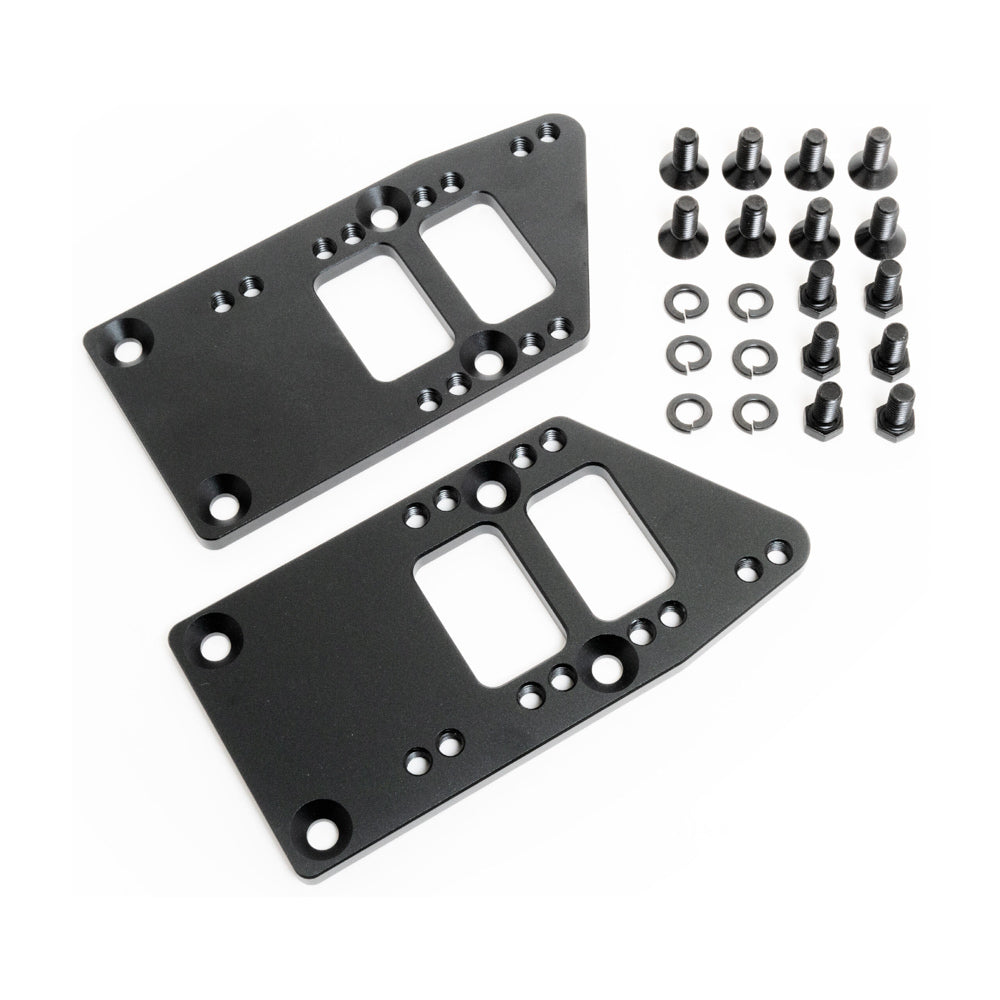 RACING POWER CO-PACKAGED R5140BK Billet LS Motor Mount Adapter Plates Black