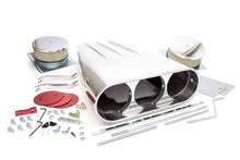 Load image into Gallery viewer, RACING POWER CO-PACKAGED R5239 Streetscoop Polished Finned Dual 4 Barrel