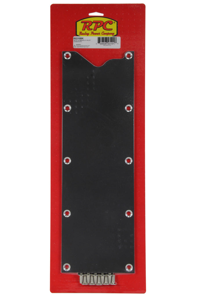 RACING POWER CO-PACKAGED R5310BK Billet LS1 Valley Cover Plate Black