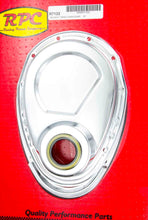 Load image into Gallery viewer, RACING POWER CO-PACKAGED R7122 SBC 2PC Timing Chain Cover Chrome