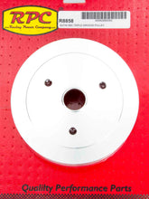 Load image into Gallery viewer, RACING POWER CO-PACKAGED R8858 SBC Triple Groove Lower Pulley SWP Satin