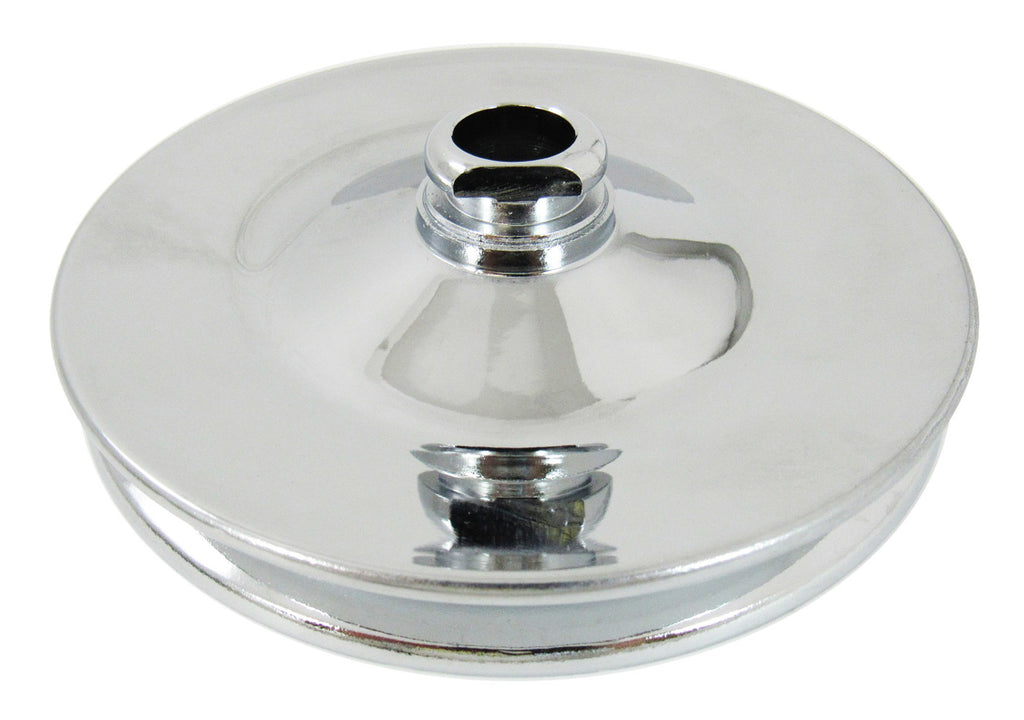 RACING POWER CO-PACKAGED R8941 Power Steering Pulley GM Chrome