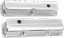 Load image into Gallery viewer, RACING POWER CO-PACKAGED R9296 Chrome Steel Valve Cover Ford 353-428 Pair