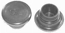 Load image into Gallery viewer, RACING POWER CO-PACKAGED R9373 Push In Rubber Oil Plug W/Oil Logo
