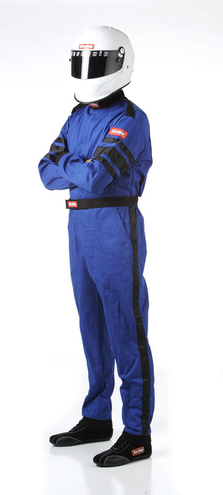 RACEQUIP 110026 Blue Suit Single Layer X-Large