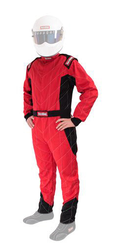 RACEQUIP 130912 Suit Chevron Red Small SFI-1