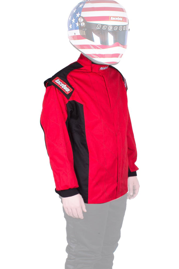 RACEQUIP 131915 Jacket Chevron Red Large SFI-1