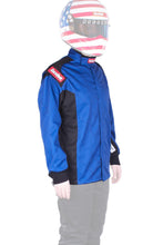 Load image into Gallery viewer, RACEQUIP 131923 Jacket Chevron Blue Medium SFI-1