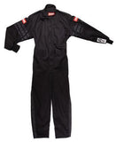 RACEQUIP 1959993 Black Suit Single Layer Kids Medium Black Trim
