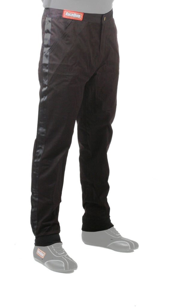 RACEQUIP 1970097 Black Pants Kids Single Layer XXL Black Trim